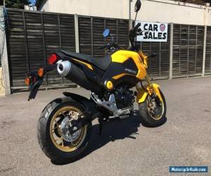 Motorcycle 2015 HONDA MSX 125-F  GROM.     YELLOW for Sale