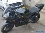 YAMAHA R6 2005 MOTORBIKE IN BLACK VERY LOW MILEAGE 19477 for Sale