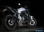 2014 YAMAHA MT-07 WHITE BLACK STREETFIGHTER RACER MOTORBIKE MOTORCYCLE 01 09 03 for Sale