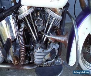 Motorcycle HARLEY DAVIDSON 1963 FL pan head Duo Glide unrestored for Sale
