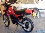 HONDA XL600R 1985 CLASSIC LONG M.O.T READY TO RIDE for Sale