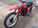 Honda Cr250 Elsinore 1976  VMX  vintage MX unrestored  for Sale