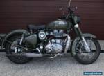 2015 Royal Enfield 500 Bullet Classic (Battle Green) Motorcycle for Sale