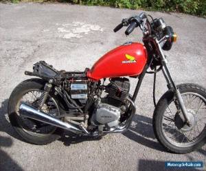 Motorcycle 1983 honda cm125 bobber project for Sale