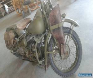 Motorcycle FS: 1942 Harley Davidson WLA 45 CI for Sale