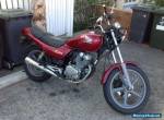 1999 Honda CB250 Nighthawk Red LAMS Approved Motorbike Motorcycle Ladies for Sale