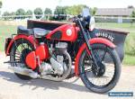 BSA M20 Year 1949 with Boat-Sidecar very rare perfect runner with dutch papers  for Sale