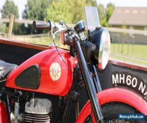 Motorcycle BSA M20 Year 1949 with Boat-Sidecar very rare perfect runner with dutch papers  for Sale