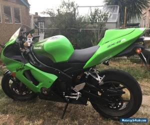 Motorcycle Kawasaki ZX6R ZX636 2005 C1H Green 636 TRACK Not R6 GSXR600 CBR600 675 for Sale