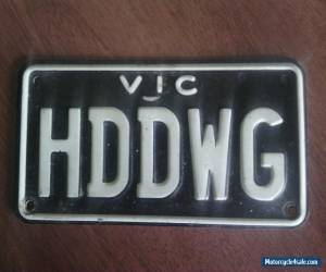 Motorcycle Harley Davidson Number Plate  for Sale