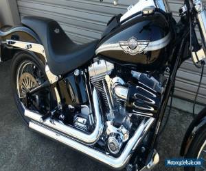 Motorcycle Harley Davidson 03 Anniversary Softail. Immaculate condition, Black & Chrome for Sale