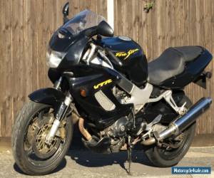 Motorcycle 1997 black Honda VTR1000f Firestorm VTR alarm Scottoiler hugger Datatag v-twin for Sale