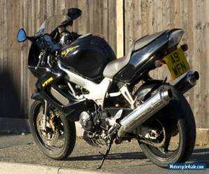 Motorcycle 1997 black Honda VTR1000f Firestorm VTR alarm Scottoiler hugger Datatag v-twin for Sale