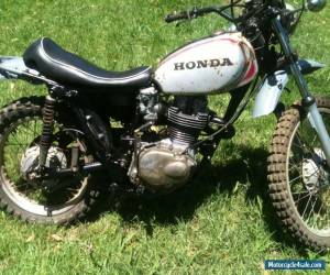 Motorcycle XL250 Honda for Sale