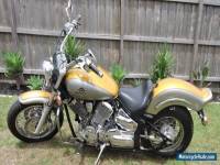 1999 yamaha v-star 1100 custom - gold / grey with chromes