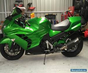 Motorcycle 2012 Zx14r Kawasaki  Slightly Modified Special Edition Golden Blazed Green ABS. for Sale