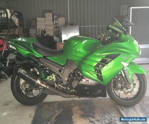 Motorcycle 2012 Zx14r Kawasaki  Slightly Modified Special Edition Golden Blazed Green ABS. for Sale