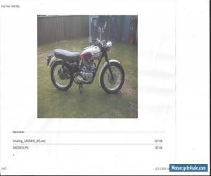 Motorcycle Triumph Trophy TR6 650 Vintage 1960  for Sale