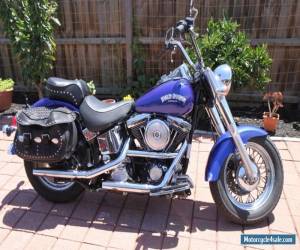 Motorcycle Harley Davidson 1997 SofTail  Heritage FXST  with EVO engine 1340 -  BLUE for Sale