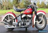 Harley Davidson 1945 U1200 very rare production year super winterproject  for Sale