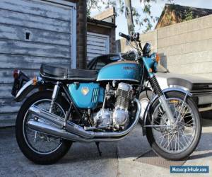 Motorcycle Candy Blue/Green Honda CB750 K0  for Sale