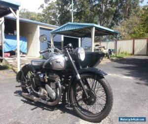 Motorcycle bsa 1949 motorbike M21  Sidecar outfit for Sale