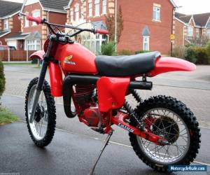 Motorcycle Honda CR 250 Red Rocket 1979 Classic 79 Twinshock Vintage Motocross  for Sale