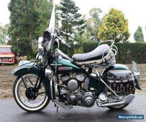 Motorcycle Harley Davidson WL750 from 1948 in Full dresser style oh what a beauty  for Sale