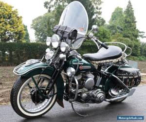 Motorcycle Harley Davidson WL750 from 1948 in Full dresser style oh what a beauty  for Sale