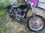 harley ironhead 1971 sportster 1100, custom bobber for Sale