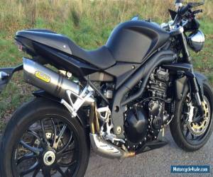 Motorcycle 2008 TRIUMPH SPEED TRIPLE 1050 BLACK Low 2612 miles FSH Mot Ltd Edition Matte  for Sale