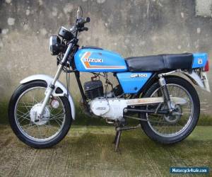 Motorcycle Vintage Classic Suzuki GP100 GP 100 125 2 Two Stroke Collectors Retro 17 again for Sale