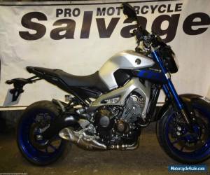 Motorcycle YAMAHA MT09 2015 2300 MILES LIGHT ACCIDENT DAMAGE HPI CLEAR EASY REPAIR for Sale