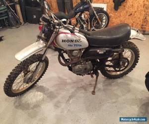 Motorcycle Honda: MOTOSPORT XL250 for Sale