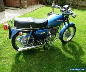 Motorcycle HONDA CD185 BLUE for Sale