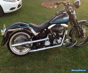 Motorcycle 1996 Harley Davidson Bad boy Springer Softail Customised FXSTSB for Sale