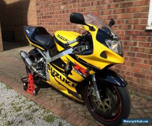 Motorcycle SUZUKI GSXR 750 K2 2002 YELLOW/BLACK WITH V5 & HPI Clear for Sale