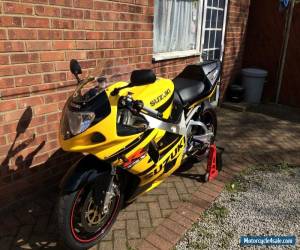 Motorcycle SUZUKI GSXR 750 K2 2002 YELLOW/BLACK WITH V5 & HPI Clear for Sale