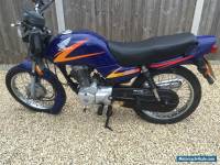 2002 HONDA CG125 BLUE  (SPARES OR REPAIR)